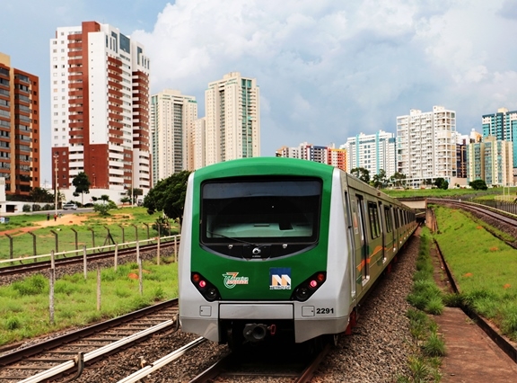 Metrô em Águas Claras